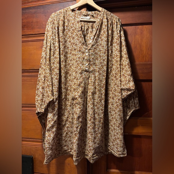 Doen Opal dress in golden Mesa floral XXL - Picture 3 of 9